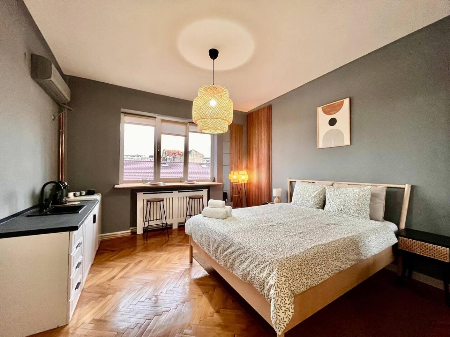 Woodie Studio With Premium Comfort By Piata Unirii Бухарест Экстерьер фото